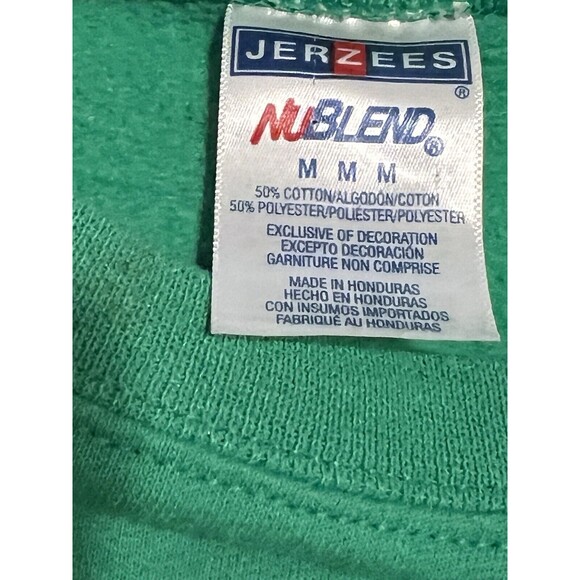 Hipster Reindeer Ugly Christmas Sweatshirt Size M Medium Unisex Holiday Funny - Picture 3 of 7